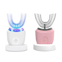 Cepillo De Dientes Eléctrico Portátil Con Carga Inalámbrica Y Cerdas De Silicona Cepillo De Limpieza Automática Para Adultos De Alta Calidad En Forma U - details 5