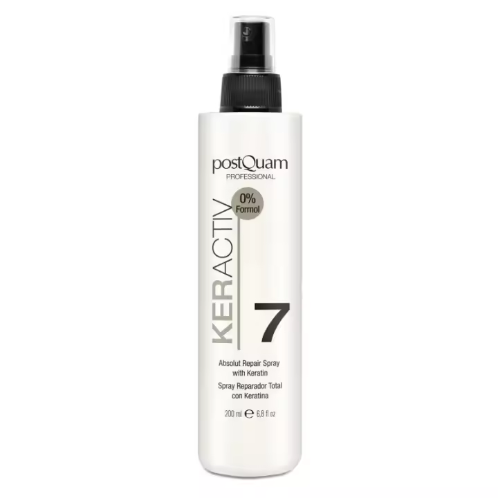 PostQuam - Loción Concentrada de Queratina KERACTIV + Reparación y Nutrición Capilar + Hidratación con Betaina - 250ml - 1