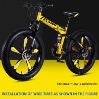 Tubo De Bicicleta Para Neumáticos Gruesos 20x4.0 Para Motocicletas De Nieve Bicicletas ATVs Negro Pieza O Paquete De 2PCS - details 2