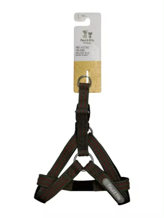 FRED E RITA -  Arnes Perro Pequeño de 4 a 10 kilos  - Duradero, Cómodo y Ligero -  Ajustable Transpirable - Producto oficial - Medidas 1,6 x 31 x 36 cm - Multicolor - 1