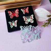 4 Piezas De Plástico Molido Herramienta De Corte De Mariposa Metal Stencil Scrapbooking Álbum De Fotos Decoración De Tarjeta De Papel Embossing - details 2