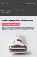 Máquina de afeitar Eléctrica 4 en 1 Para Mujer-Depiladora recargable USB, Diseño Impermeable y Sin Dolor para Axilas, Piernas y Zonas Sensibles - details 6
