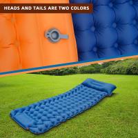 Alfombra De Dormir Para Exteriores Con Cojines Inflable Para Camping Matrícula Plegable Ultraligera Almohada De Aire Para Senderismo Trekking - details 3