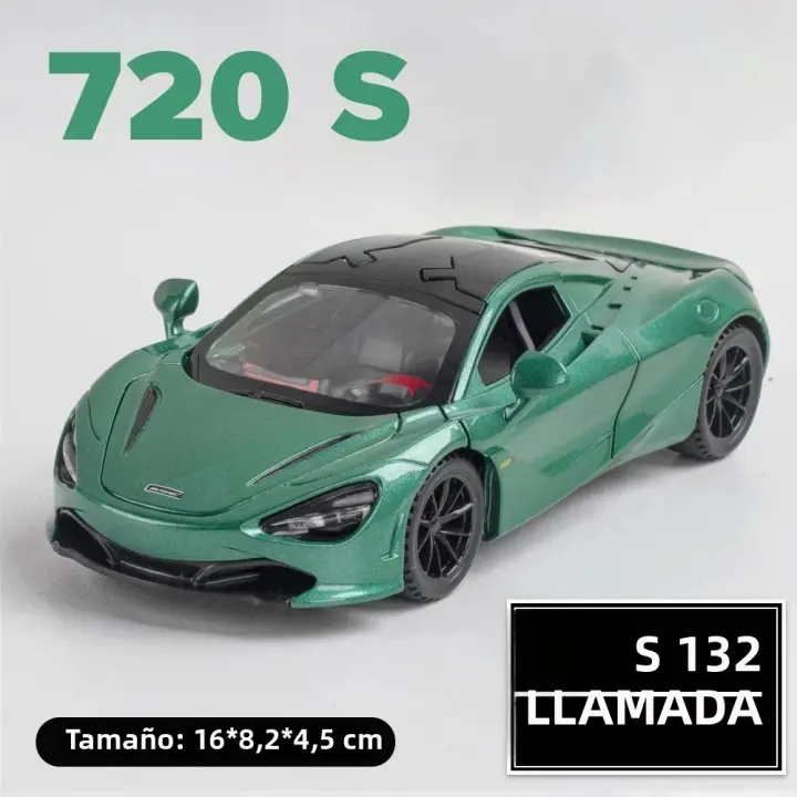 McLaren 720S Supercar De 1:32 En Metal Para Niños Juguetes De Coches De Acción Aleación Modelo Colección Hobbies Para Niños Y Niñas - 1