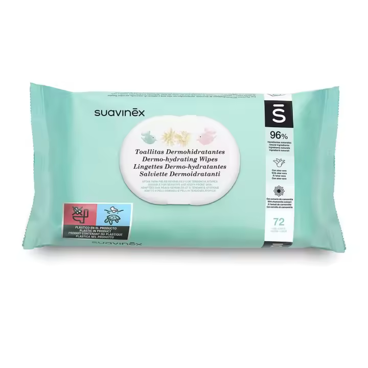Toallitas para Bebés con Crema Suavinex Toallitas (72 Unidades) - 1