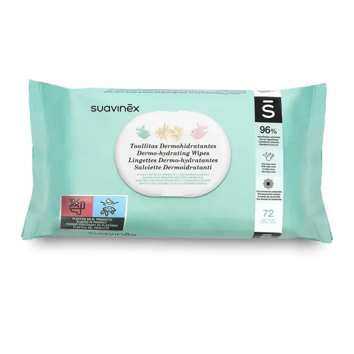 Toallitas para Bebés con Crema Suavinex Toallitas (72 Unidades) - 1