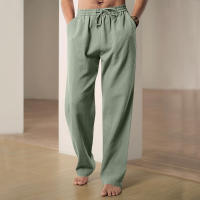 Pantalones deportivos casuales sueltos de lino transpirables de hip-hop para hombre de nueva tendencia de primavera y verano - details 22
