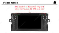 Radio De Coche Universal Android 13 7 Pulgadas 4G WIFI GPS Para Toyota Auris E150 Y Corolla 2DIN Con CarPlay Y Android Auto - details 4