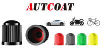 AUTCOAT Cubiertas De Válvula De Neumático Con Anillo De Goma Universal Para Coches SUVs Bicicletas Camiones Y Motocicletas - details 0