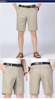 Shorts De Algodón 100% Para Hombre De Longitud Media Marca Clásica Ropa Cómoda Shorts De Playa Pantalones Cortos Rectos Cierre De Cremallera - details 13
