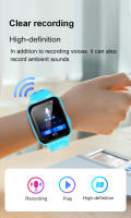 Reloj Inteligente Para Niños Con Juegos Llamada Música Flashlight 6 Juegos Reloj Digital Para Niños Y Niñas Regalos - details 6