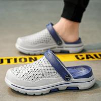 Sandalias De Playa Para Hombre Verano Zapatillas Casuales Con Agujeros Zapatos De Jardín Clogs Adecuados Para Exterior Y Hogar Material EVA - details 11