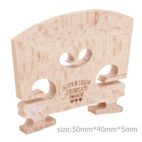 Juego De 4 Puentes De Violín De Madera De Maple Accesorios Para Instrumentos Musicales Adecuado Para Violines De Tamaño 4/4-3/4 Partes De Violín Herramientas Para Músicos - details 8