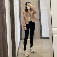Nuevas Jeans Térmicas Para Mujer Invierno Con Forro De Plush Cálidos Y Elásticos Skinny Denim Gruesos Para Estudiantes Trousers De Madre Con Fur - details 1