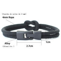 Nuevo Pulsera De Hombre Doble Capa Colorbloque Pirata Accesorio De Moda Material Metálico Aleación De Zinc Regalo Para Novio - details 5