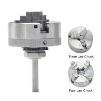 Zinc Alloy 4-Jaw/3-Jaw Tornillo De Latón Para Torno De Madera Y Metal Mini Con Conector Rod Self Centering Opcional Para Tornos De Metal - details 2