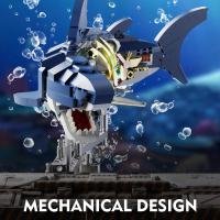 Conjunto De Construcción Mecánica De Jirafas Con Base Expositiva Y Luces Bloques De Marina Para Niños Y Adultos Regalo Educativo De Juguetes - details 2