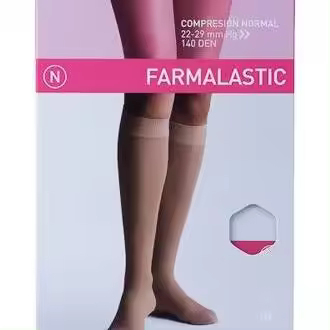 Farmalastic Media Corta (A-D) Compresión Normal  T-Grande Beige 1Ud - 1