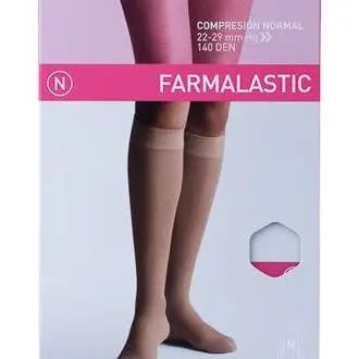 Farmalastic Media Corta (A-D) Compresión Normal  T-Grande Beige 1Ud - 1