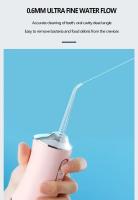 Irrigador Oral Portátil Flosser Dental Con 4 Punzantes USB Recargable 220ml 3 Modos De Uso Jet De Agua Para Higiene Bucal PH260 - details 8