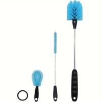 Juego De Limpieza 3-en-1 Para Botellas De Agua De Acero Inoxidable Con Cepillo Y Mango Largo Herramientas De Limpieza Para Cocina Ecológicas - details 0