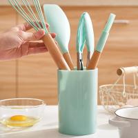 Set De Utensilios De Cocina Ecológicos De Silicona 12PCS Incluye Tampones Y Cuchara Medidora Herramientas De Cocina Prácticas - details 7