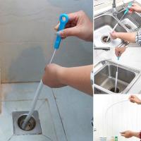 Limpieza De Desbordamiento De Lavabo Flexible 71cm Limpia Bloqueos De Tubería Herramientas Para Cocina Y Baño Cepillo De Limpieza Eco-amigable - details 0
