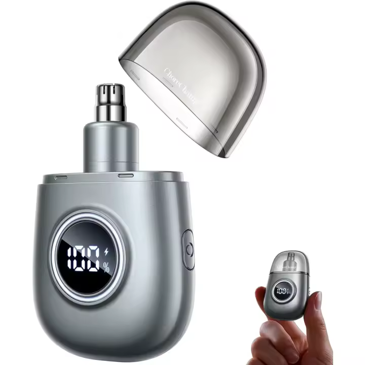 Recortador de pelo de nariz para hombre, eliminador de vello de nariz con Motor de 10.000 RPM, batería recargable de 400 mAh - 1
