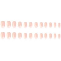 Uñas Postizas De Ballet 24 Pcs Gradiente Rosa Brillante Reutilizables Para Mujer Manicura Artificial De Resina Sin Químicos De Alta Importancia - details 3