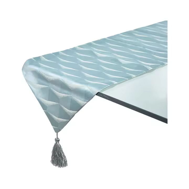 Camino 33*180 azul geometrico amalie  Material: Poliester Medidas (Ancho*Alto*Fondo): 33*180*0.4Presume de casa - 1
