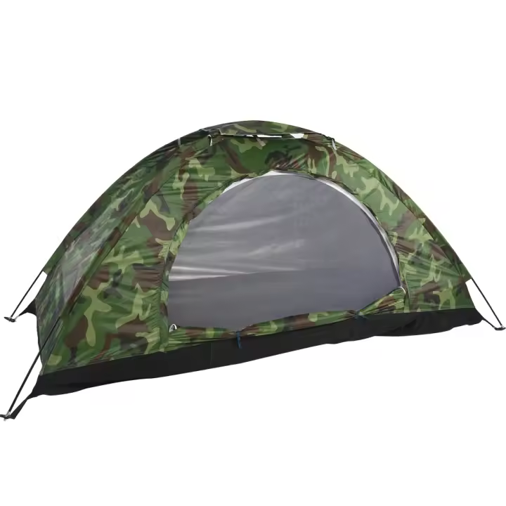 Carpa De Camping Y Senderismo Para Una Persona Con Protección UV Y Impermeabilidad Camuflaje Ideal Para Exteriores - 1