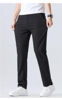 Pantalones Elásticos Suaves Para Hombre Verano Delgados Cintura Ajustable Moda Coreana Slim Casual Formal Trajes Marca Ropa - details 15