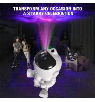 Proyector De Luz Nocturna Astronauta De Rocket Espacial Iluminación Estelar Para Decoración De Dormitorio Forma Redonda Sin Bombillas Incluidas - details 7