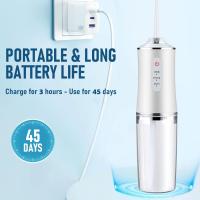 Irrigador de Hilo Dental portáthil, irrigador de Agua Eléctrico inalámbrico para dientes, 3 Modos, 4 Puntas de Chorro - details 2