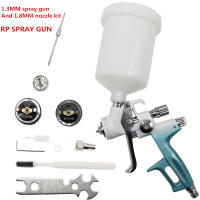 Pistola De Pulverización Aireada Nueva 1.3mm Con Kit De Boquilla 1.8mm Para Pintura De Coches Herramienta De Pintura Comercial HVLP 4000B - details 1