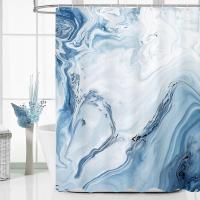Cortina de Ducha Tortuga Marina Océano Azul Bajo El Mar Cortinas de Baño de Poliéster Impermeable Antimoho Lavable Cortina Ducha 180x200 cm con 12 Ganchos - details 7