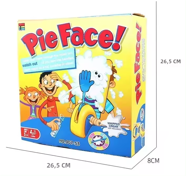 Juego Showdown Doble La Emoción Con Pasteles Y Crema Para El Rostro Ideal Para Divertimiento Familiar Y Entretenimiento Infantil - 1
