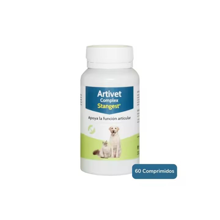 STANGEST - Artivet Complex - Alimento Complementario Condroprotector para la Salud Articular en Perros y Gatos - 1