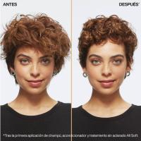 Redken | All Soft Tratamiento sin aclarado para revitalizar el cabello seco y/o quebradizo 150ml | Hidratación profunda y densidad al instante. Su fórmula potenciada por Ácido hialuronico y 5% Moisture Complex  impulsa la hidratación. - details 3