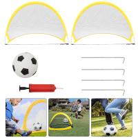 Red De Fútbol Plegable 2Pcs Portería Deportiva Para Entrenamiento Interior Y Exterior Juguete Para Niños Práctica De Balón - details 2