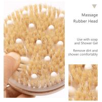 Cepillo De Masaje Para El Cuerpo Con Pincel De Madera Suave Para Exfoliación Y Masaje Límpido SPA Uso Seco Y Húmedo Herramienta De Cuidado De La Piel - details 5