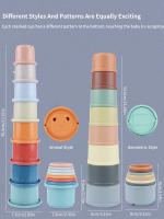 Juego De Copas Pila Para Bebés 8 Piezas Juguete De Pila Y Nesting Para Niños Y Niñas De 6 a 36 Meses - details 6