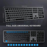 Teclado Inalámbrico Bluetooth Con Iluminación Multicolor Recargable Para Multiple Dispositivos Compatible Con Laptop Tablet iPad Estilo Ergonómico Multifuncional - details 5