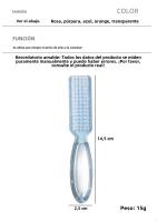 Cepillo De Uñas 2Pcs Limpieza Y Eliminación De Polvo Plástico Herramientas Profesionales De Manicura Acessorio De Cuidado De Uñas - details 1