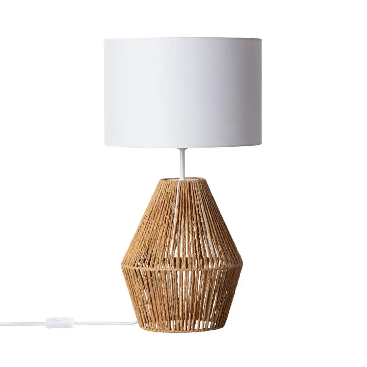 Ledkia Lámpara de Mesa de Papel Trenzado Trilla ILUZZIA - 1