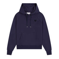 Sudadera De Corazón Bordado Para Parejas Sudadera Vintage Suelta Casual Con Capucha Para Hombre Y Mujer Sudadera De Polyester Para Otoño E Invierno - details 5