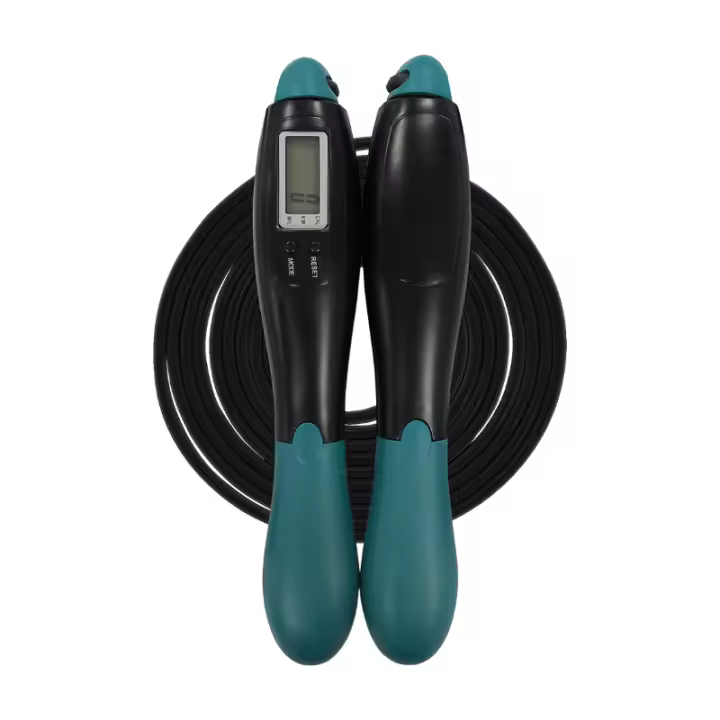 Cuerda De Saltar Ajustable Para Ejercicio De Fitness Y Gimnasio Con Contador Electrónico Para Adultos Y Estudiantes Equipamiento Deportivo Para Casa Y Entrenamiento Cardio - 1