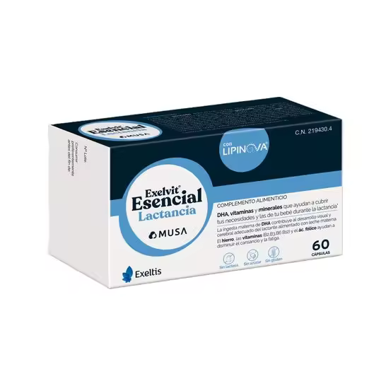 Exelvit Esencial Lactancia 60 cáps - 1