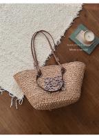 Bolso de paja tejida grande - Nueva tendencia, casual, sencillo, versátil, bandolera para mujer, verano, bolso de gran capacidad. - details 3