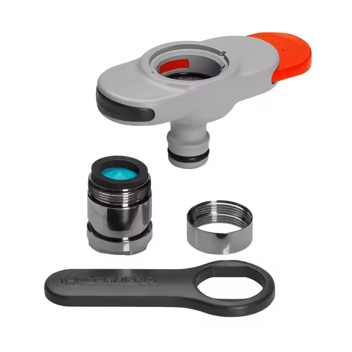 GARDENA System - Adaptador de Manguera para Grifos de Interior con Rosca - 1